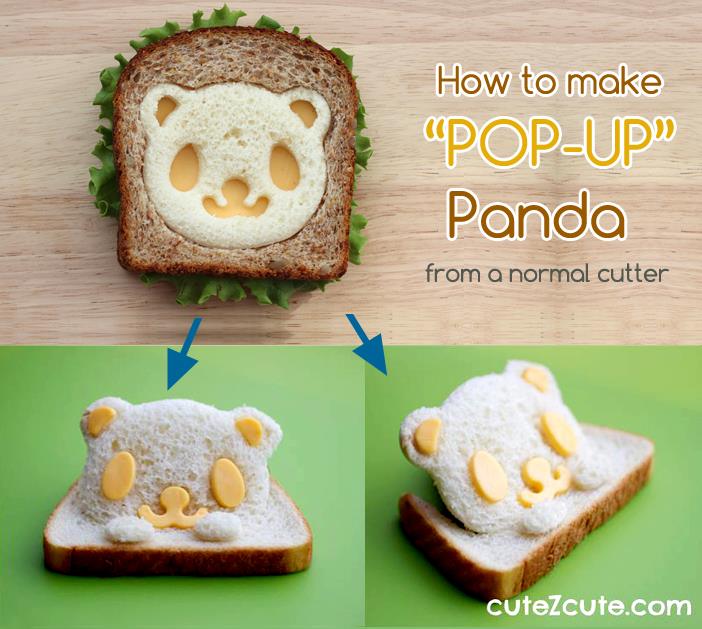 CuteZcute How to make Pop Up Sandwich