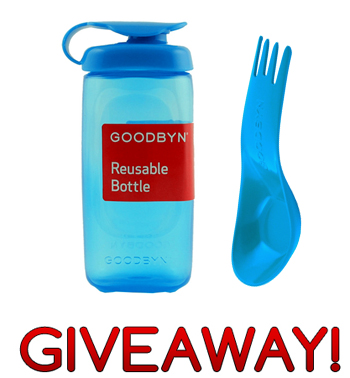 Goodbyn Hero lunch box spork bottle giveaway