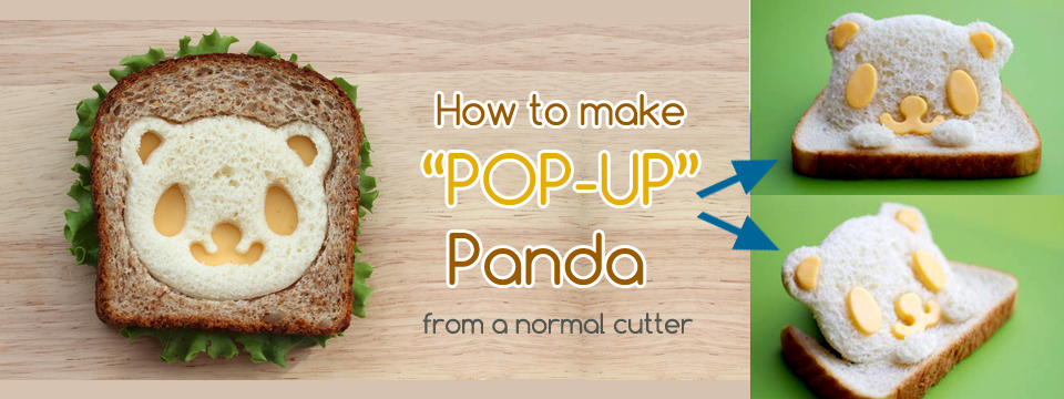 How to make Pop Up Sandwich from a normal bento cutter