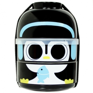 2-Tier Bento Lunch Box - Baby Bento Buddy - Baby Cool Penguin