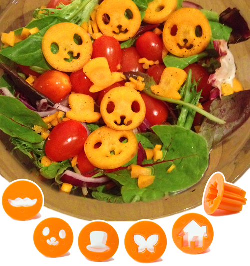 Salad, fun using CuteZCute Vegetable Cutter