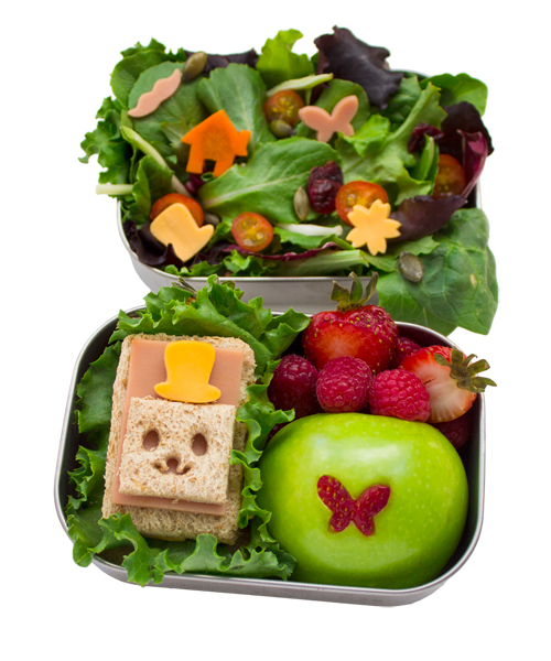 Salad, fun using CuteZCute Vegetable Cutter