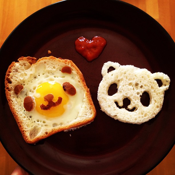 Bento Scrap idea - Egg in the hole