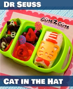 Dr Seuss Cat in the Hat Bento Lunch 