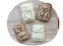 Make Pocket Sandwiches - Panda, Monkey, Sheep, Bat