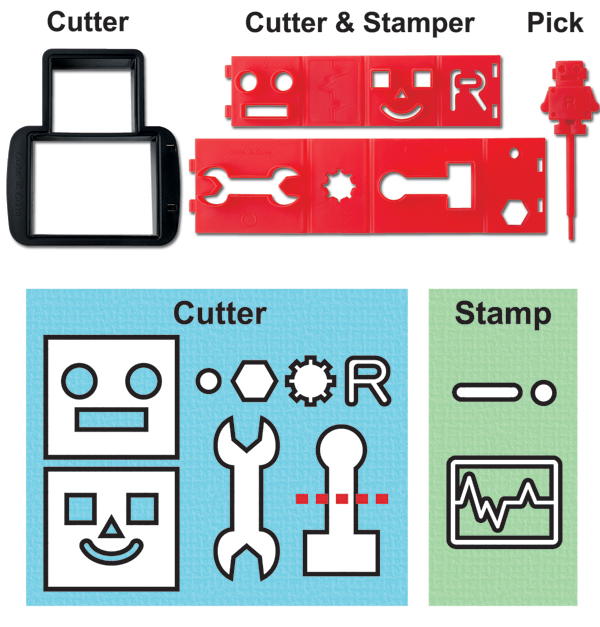 Robo Bread Sandwich Cutter Detail