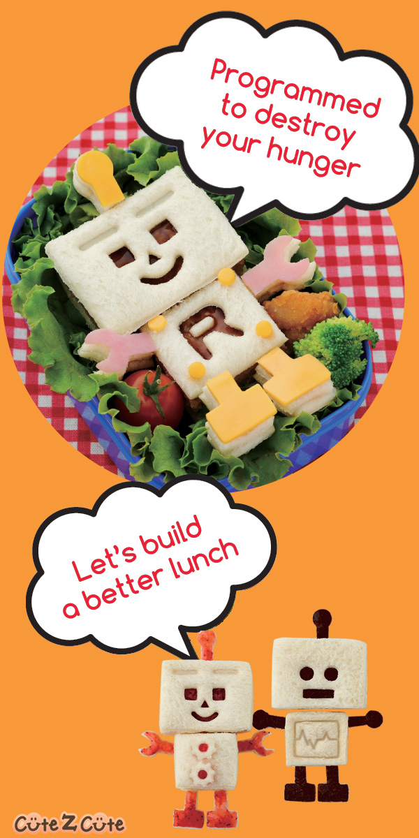 Bento Kids School Lunch - Robot