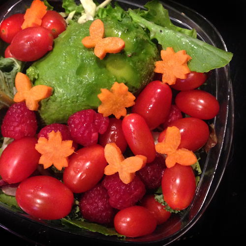 Salad, fun using CuteZCute Vegetable Cutter