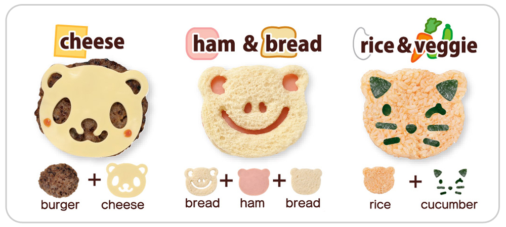 Animal Friends panda hamburger